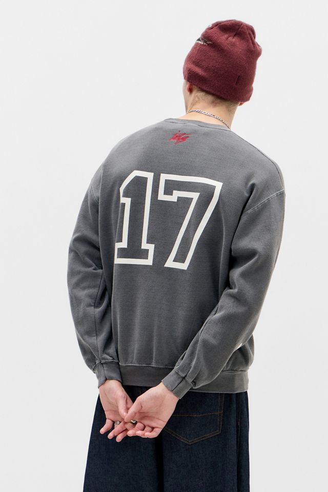 iets frans... Washed Black Sporty Sweatshirt #1