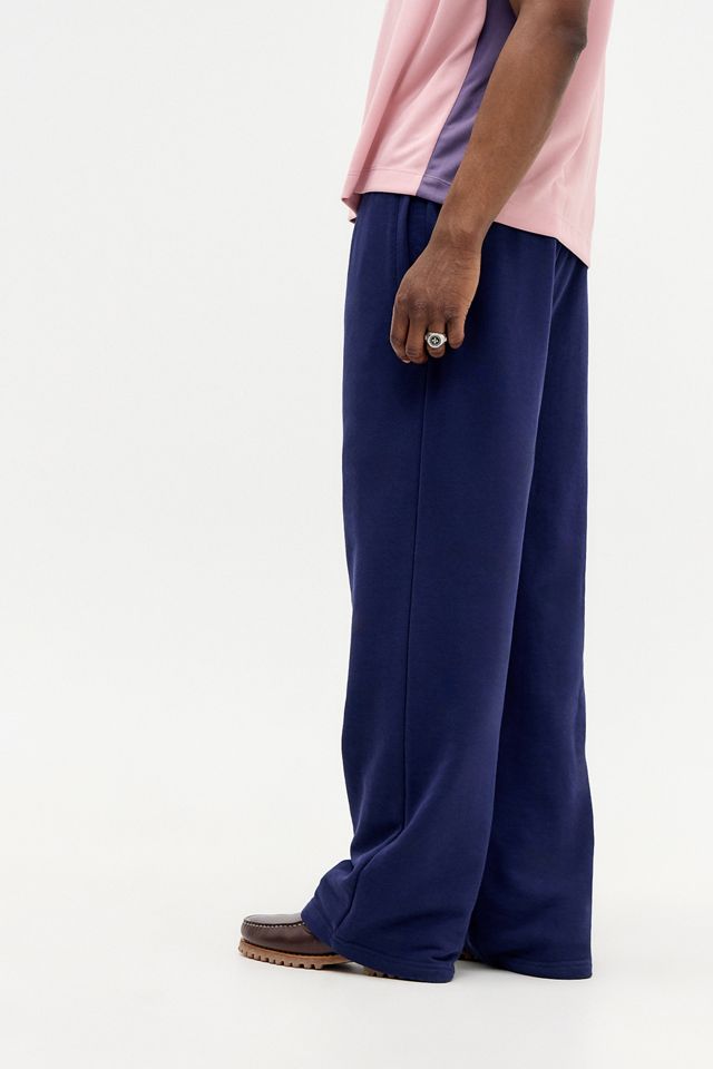 Pantaloni della tuta a gamba larga blu marino Fila UO Exclusive #2