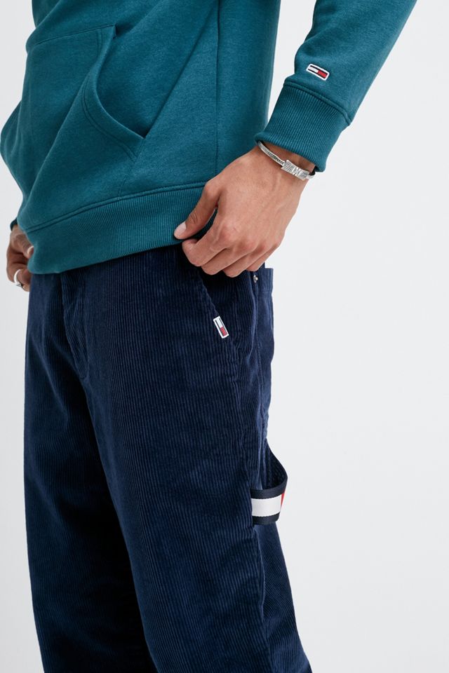 Tommy Jeans – Marineblaue Cord-Hose #1