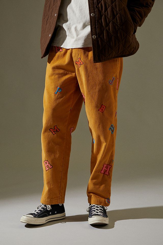 UO Gold Corduroy Pants | Urban Outfitters UK