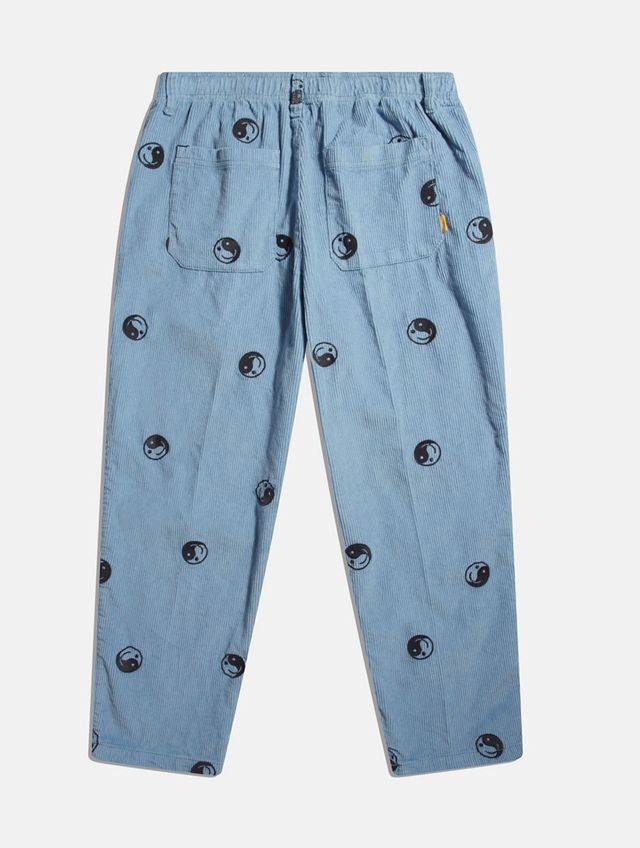 UO Blue Yin & Yang Print Corduroy Pants  #4