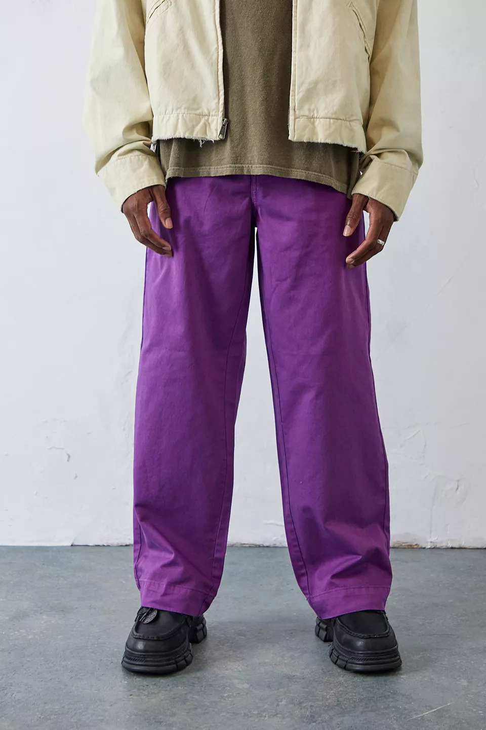 urbanoutfitters.com | UO Purple Skate Chino Trousers