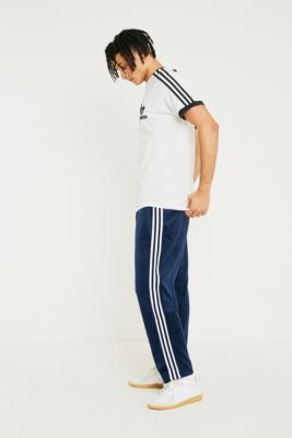 adidas velour track pants mens