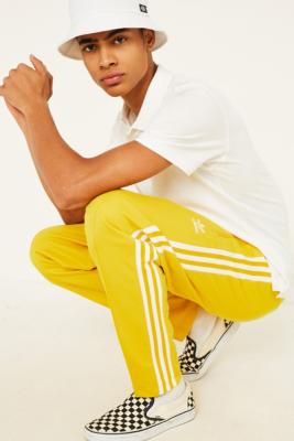 adidas beckenbauer yellow pants