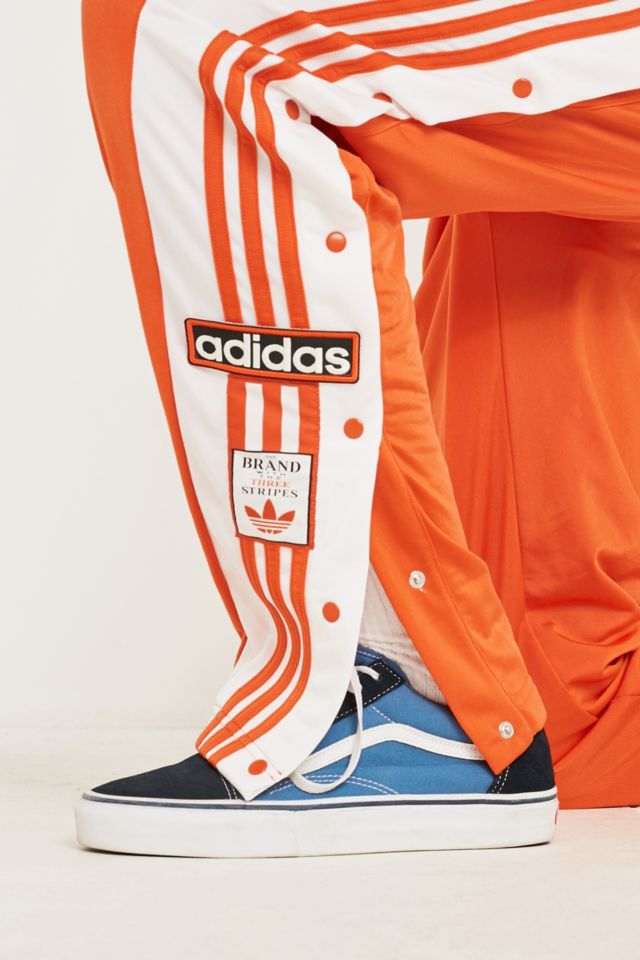 adidas Adibreak Orange Track Pants Urban Outfitters UK