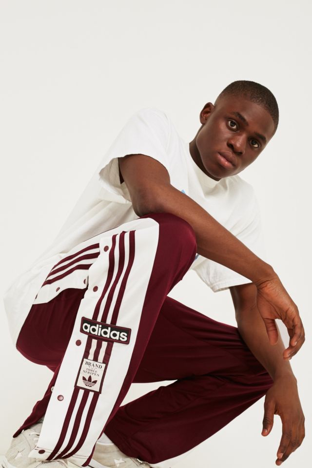 Adibreak track store pants maroon