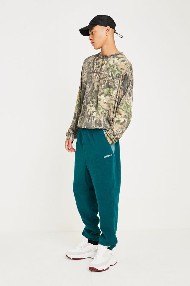 adidas Green Fleece Pants | Urban UK