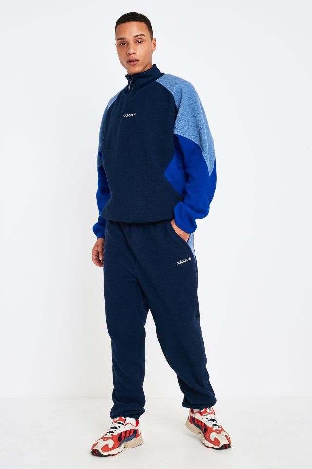 adidas EQT Navy Polar Fleece Track Pants