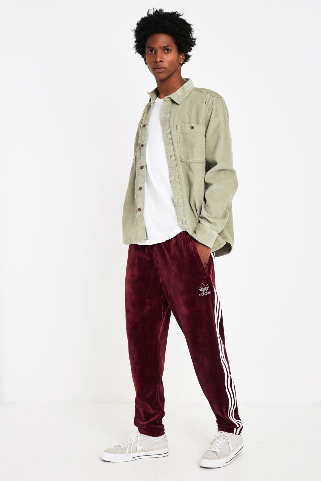 Adidas beckenbauer velour store pants