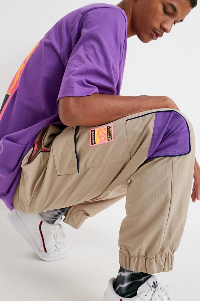 adidas Adiplore Khaki Nylon Track Pants #1