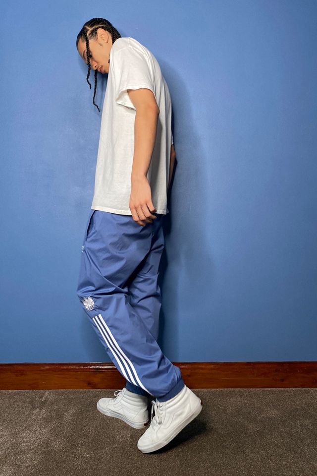 adidas Blue Adicolor 3D Trefoil 3-Stripes Joggers #2