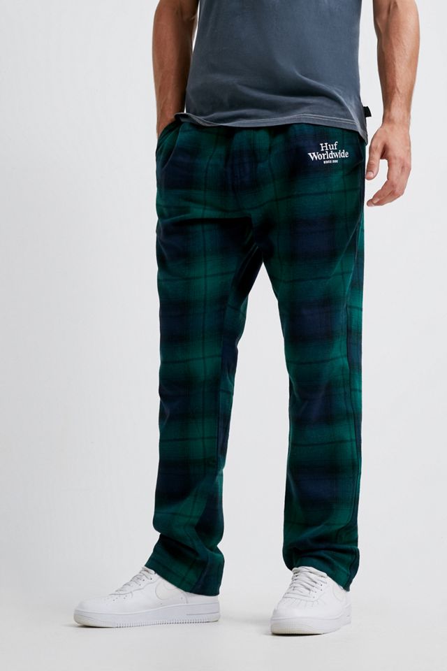 HUF John Navy Pantaloni facili a quadri #1