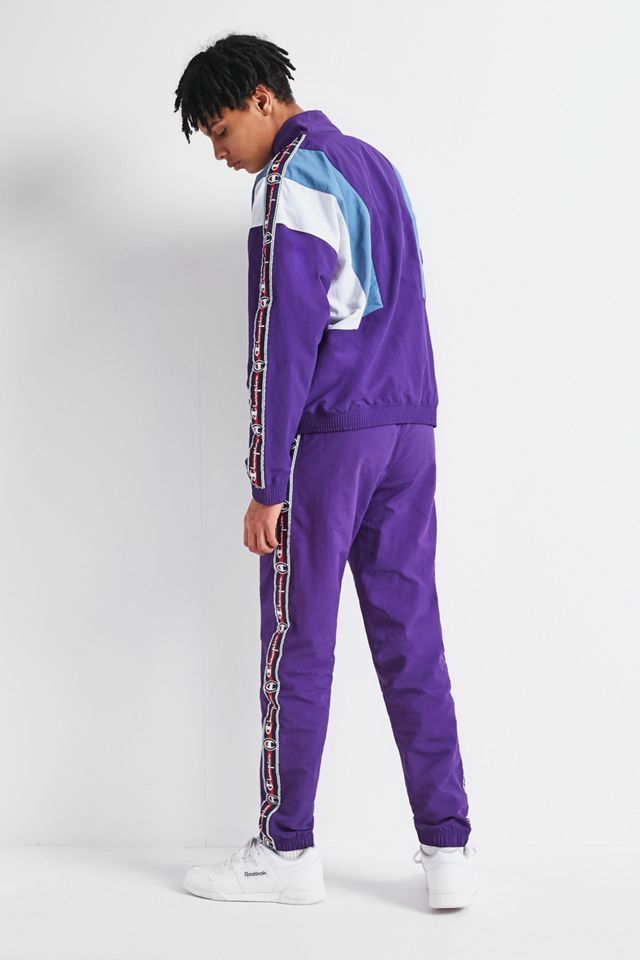 Pantalones de pista de rayas laterales con cinta adhesiva #5