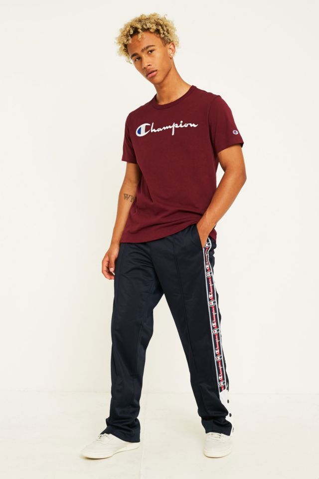 Champion sweatpants side store stripe