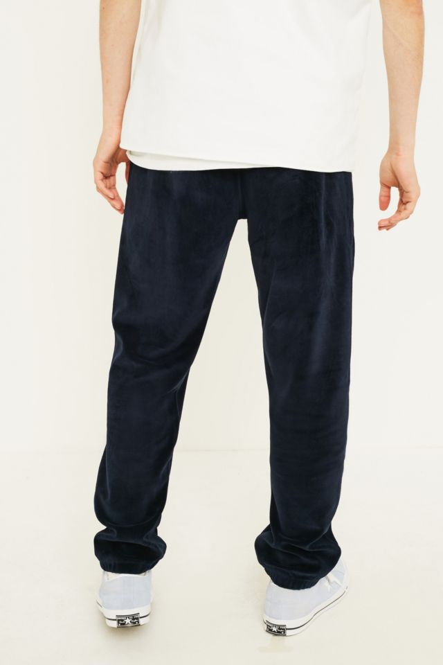 Champion navy velour store track pants