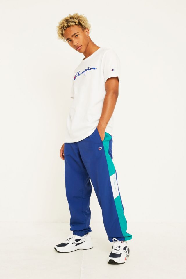 Blue champion store track pants