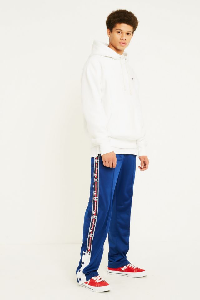 Champion Side Stripe Blue Joggers Urban Outfitters UK