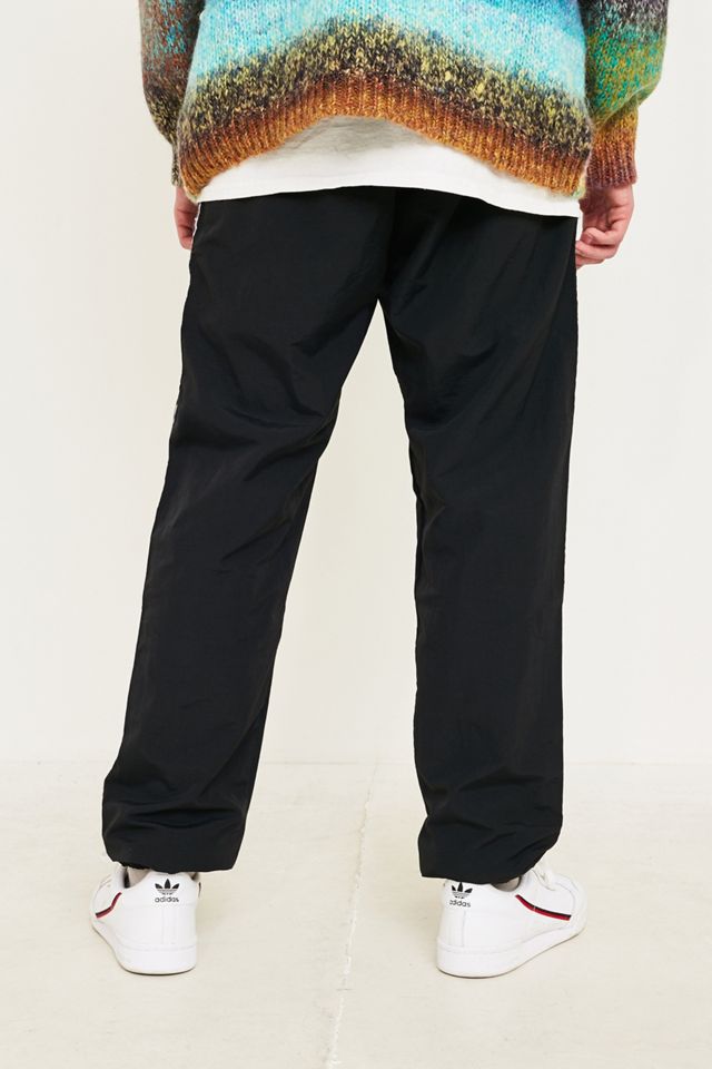 Champion Corp Logo Crinkle Nero Pantaloni da Pista #3