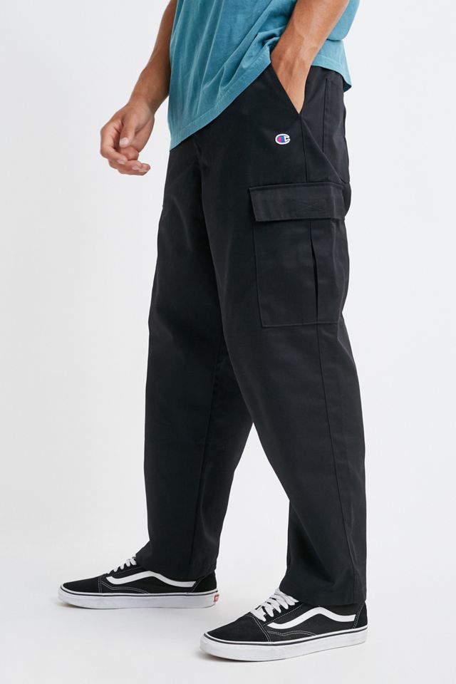 Champion Black Cargo Trousers #1