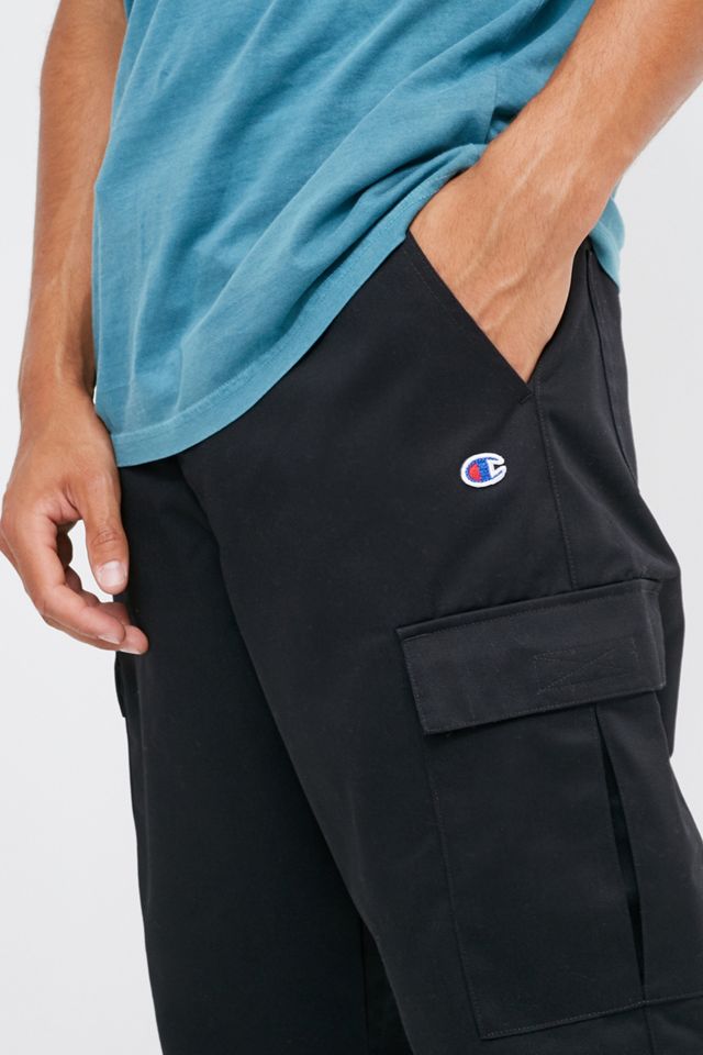 Champion Black Cargo Trousers #3
