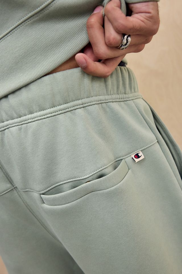 Champion UO Exclusivo Pantalones Jogger de Pierna Ancha Lavados en Salvia #2
