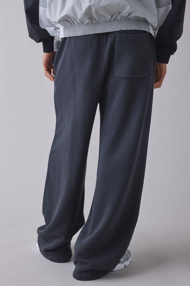 Joggers con Orlo Aperto Nero Slavato Standard Cloth #3