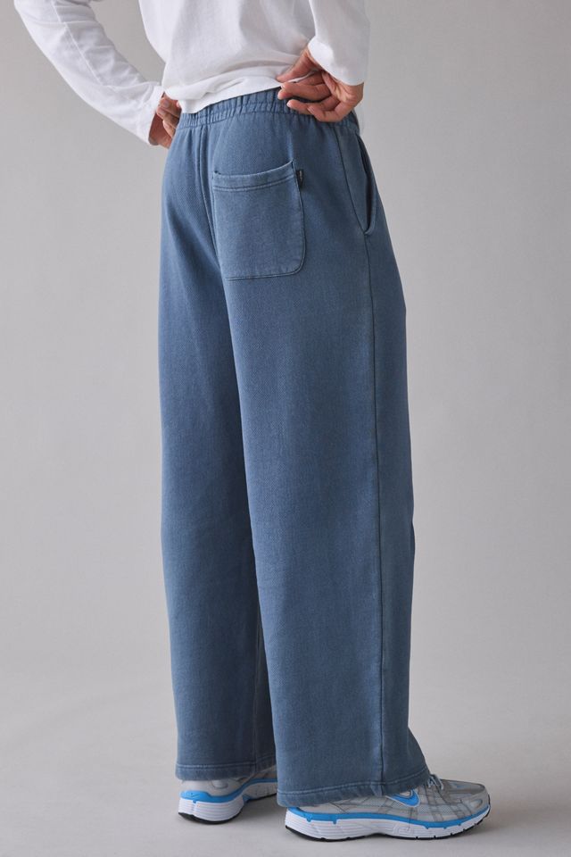 Joggers Standard Cloth in Denim Blu con Orlo Aperto #2