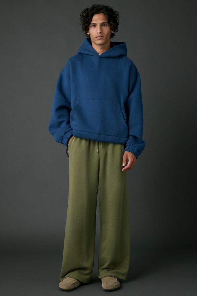 Pantaloni Jogger con Orlo Aperto Olive Standard Cloth #1