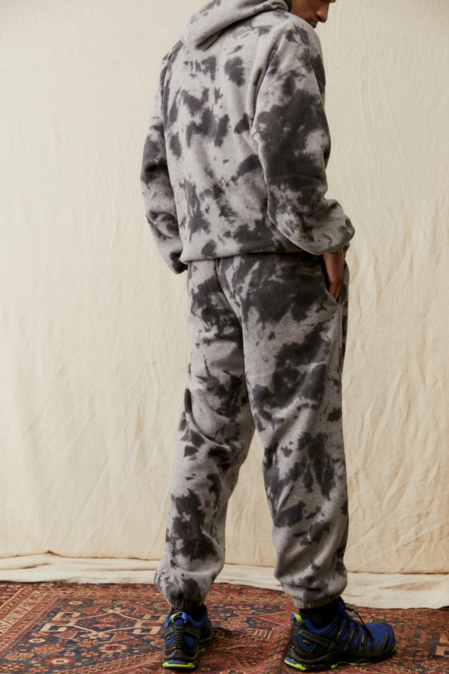 iets frans... Toletas de lana gris Tie-Dye Joggers #3