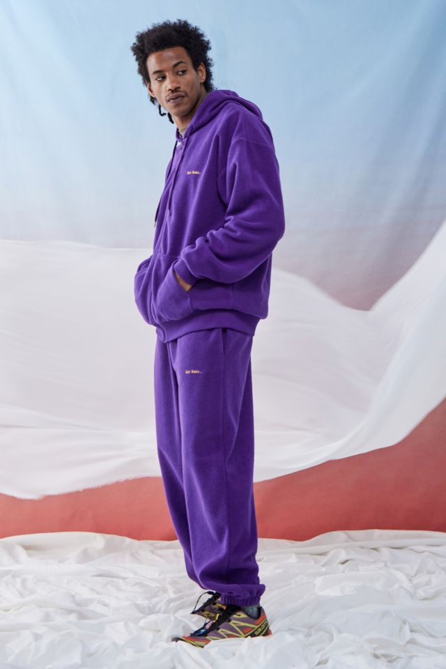 iets frans... Purple Fleece Joggers | Urban Outfitters UK