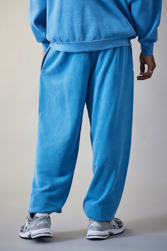 iets frans...Pantaloni della Tuta Blu Brillante con Ricamo Grande #2