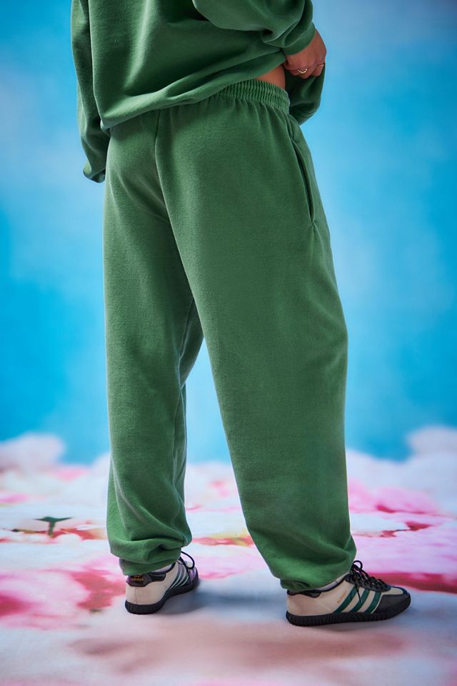 iets frans... Green Big Embroidered Joggers #6