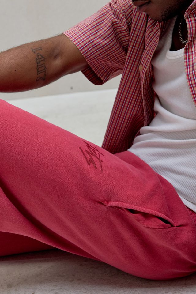 iets frans... Pantaloni da Jogging Rosso Savvy con Polsini #2