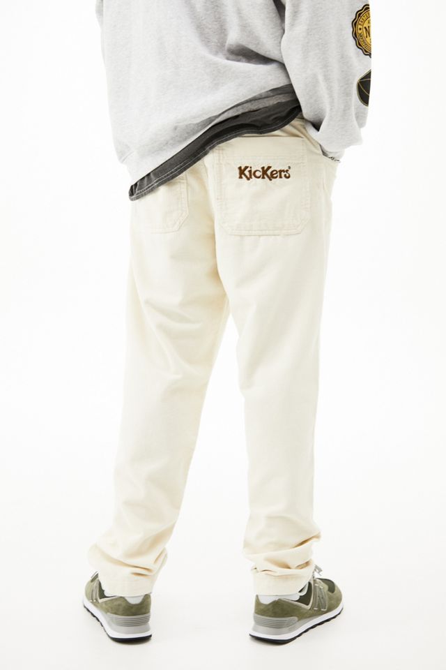 Kickers Ecru Gamba Dritta Pantaloni in Velluto a Coste #2