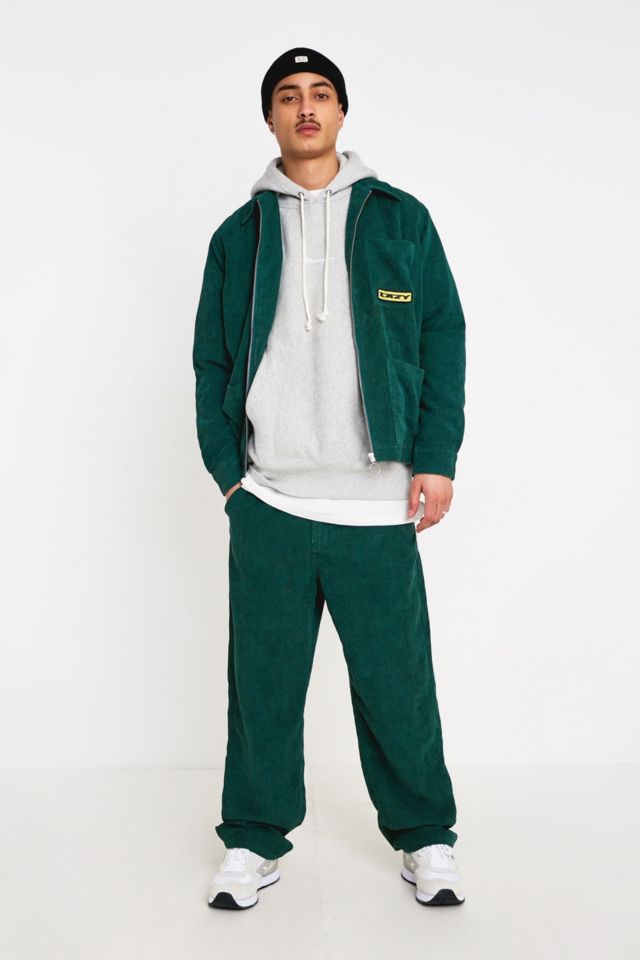 Lazy Oaf Lazy Green Corduroy Trousers | Urban Outfitters UK