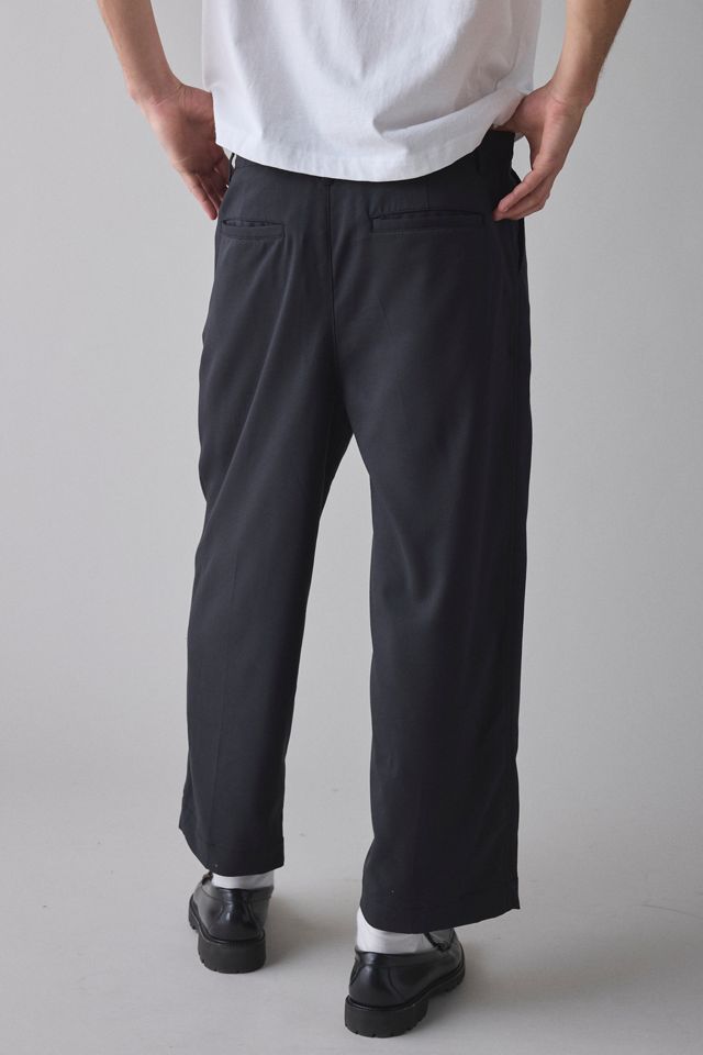 UO Black Jason Pleated Trousers #3