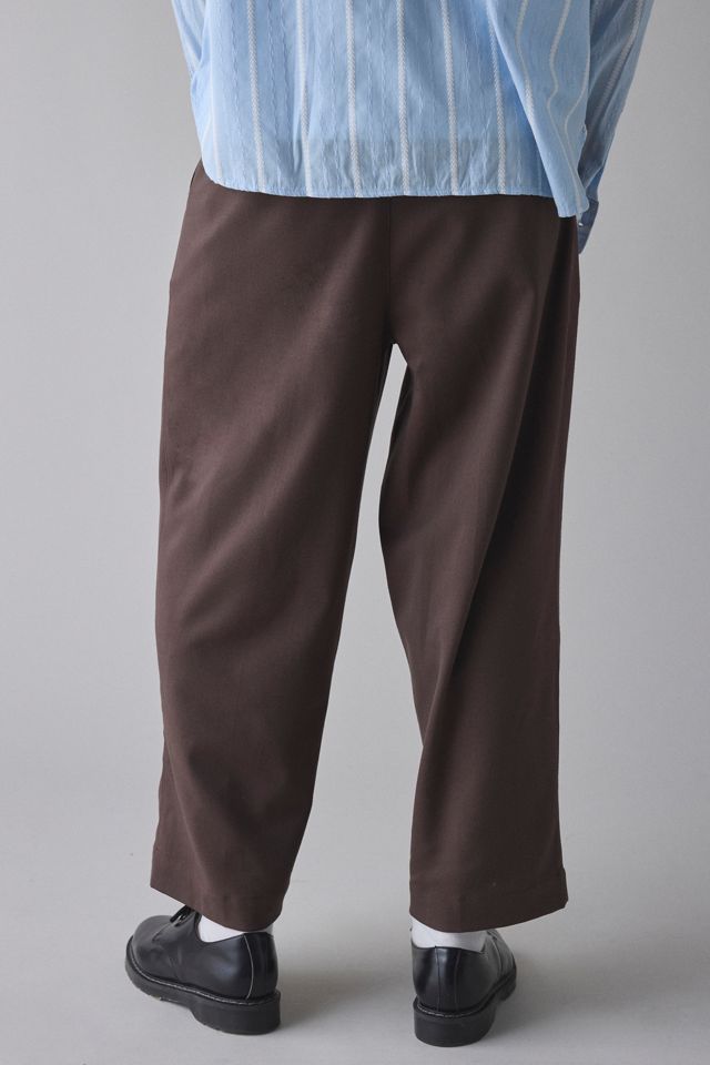 UO Braune Jason Plissierte Hose #3