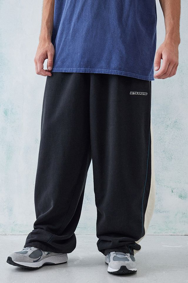 iets frans... Black Panelled Harri Baggy Joggers | Urban Outfitters UK