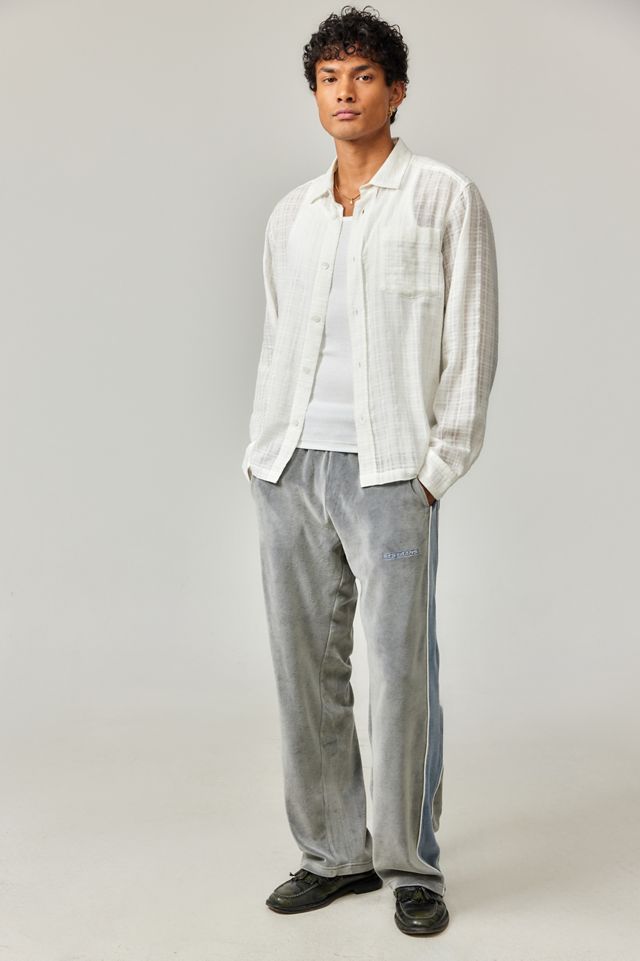 iets frans... Finn Velour Grey Track Pants #3