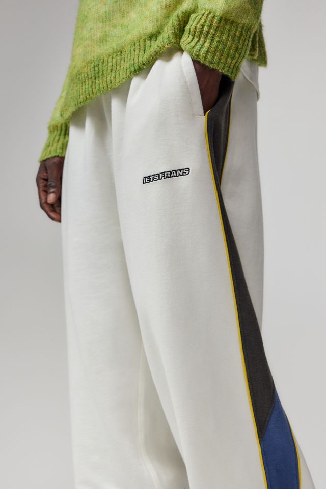 iets frans... Ecru Panelled Harri Baggy Joggers #1