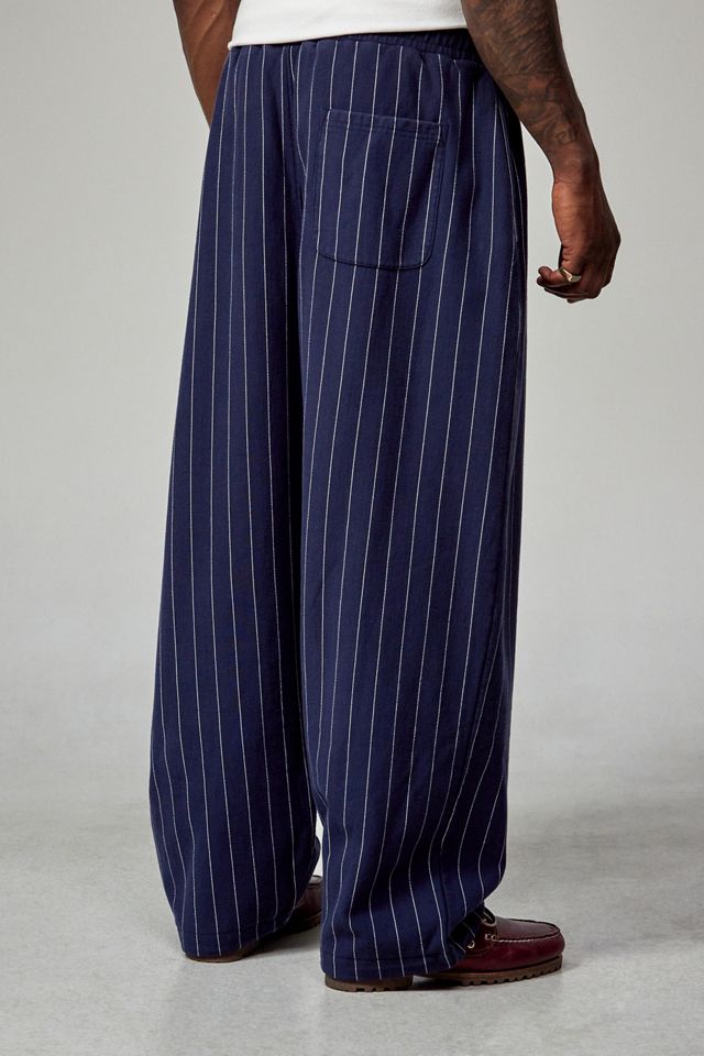 iets frans... Pinstripe Blu Jersey Harri Joggers #3