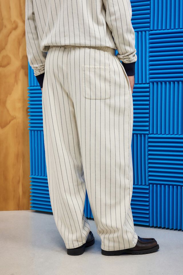 iets frans... Ecru Pinstripe Harri Joggers #2