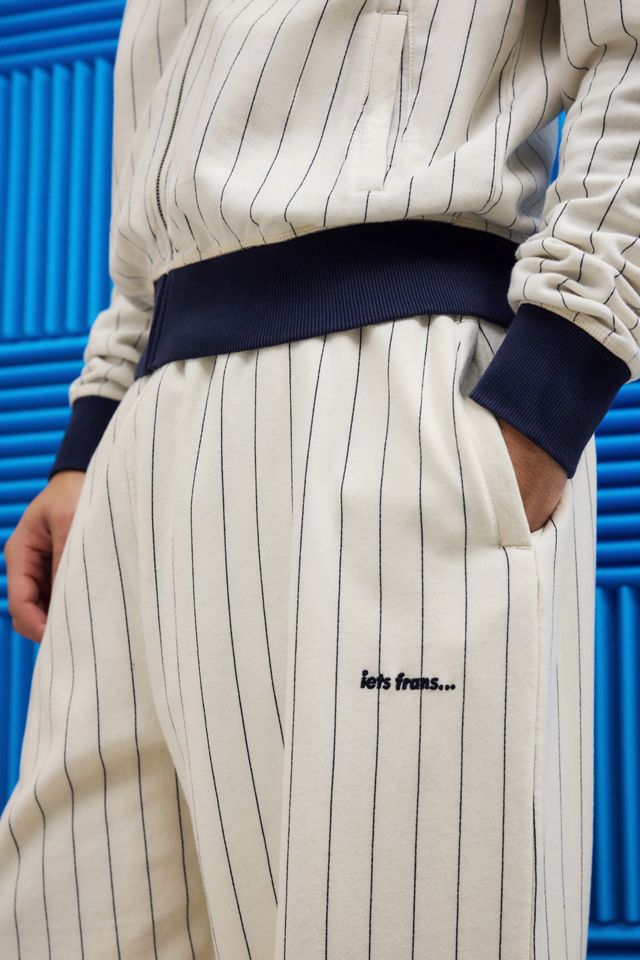 iets frans... Ecru Pinstripe Harri Joggers #3