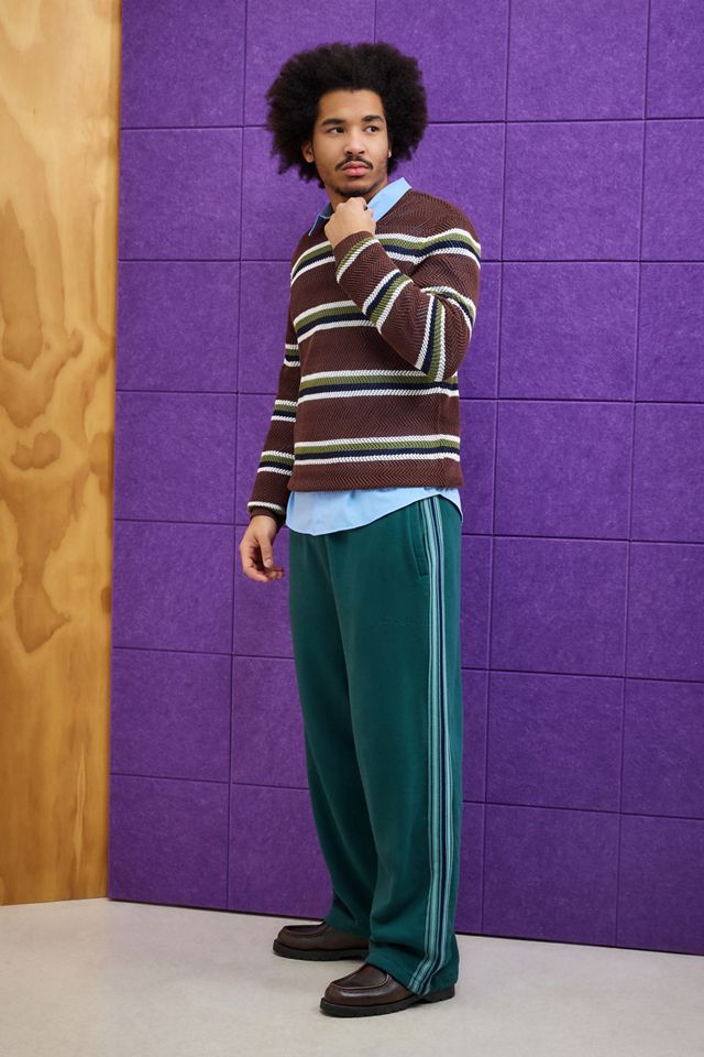iets frans... Teal Harri Taped Joggers #1