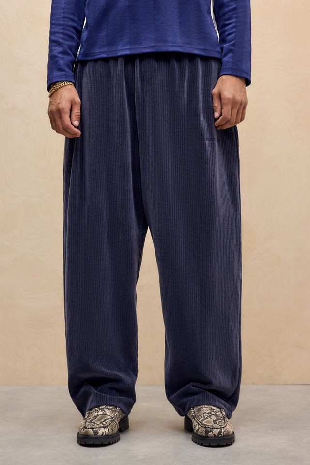 iets frans... Navy Harri Corduroy Jersey Joggers #1