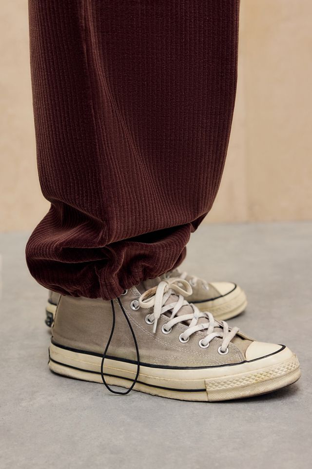 iets frans... Brown Harri Corduroy Jersey Joggers #4