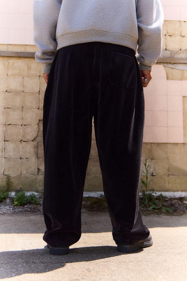 iets frans... Schwarze Harri Cord-Jersey-Jogginghose #3