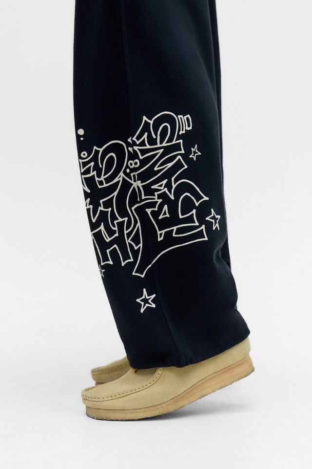 iets frans... Joggers Negros con Grafiti Harri #1
