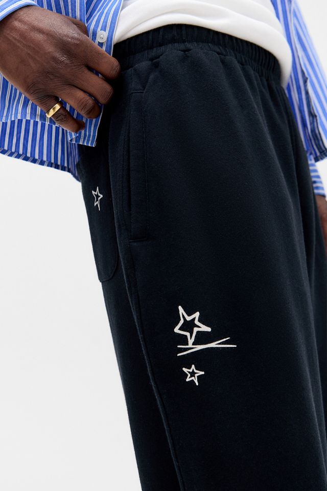 iets frans... Joggers Negros con Grafiti Harri #4