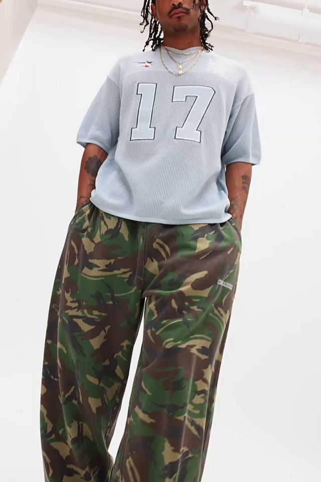 Lefu Pantalon de Sport Décontracté Long pour Hommes Gym Ajusté Camouflage Jogger Gym Pantalon de Survêtement